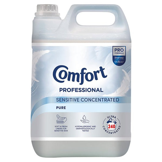 Comfort Sensitive (Pure) Professional Concentrated Fabric Conditioner 240 washes 4.8L