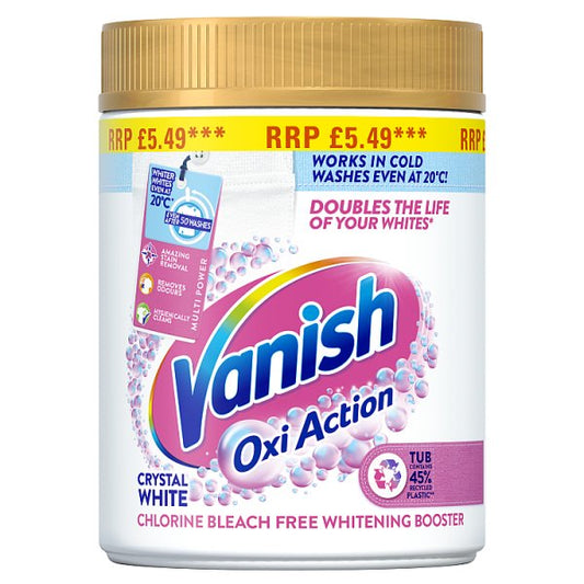 Vanish Whitening Booster and Stain Remover Powder White 470g