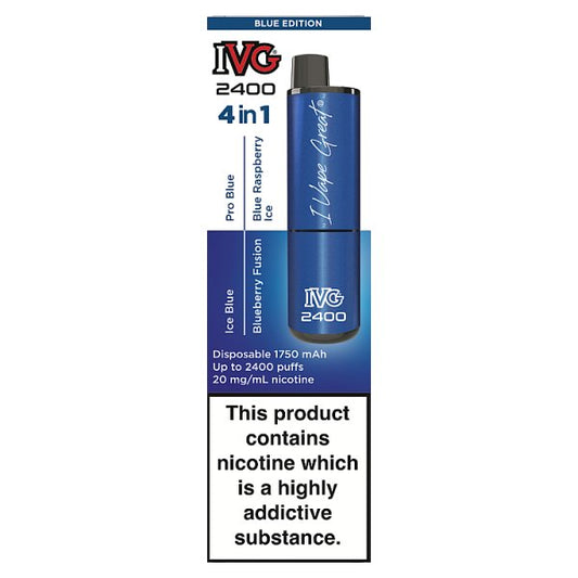 IVG 2400 Blue Edition Disposable 20mg 4x2ml Pods