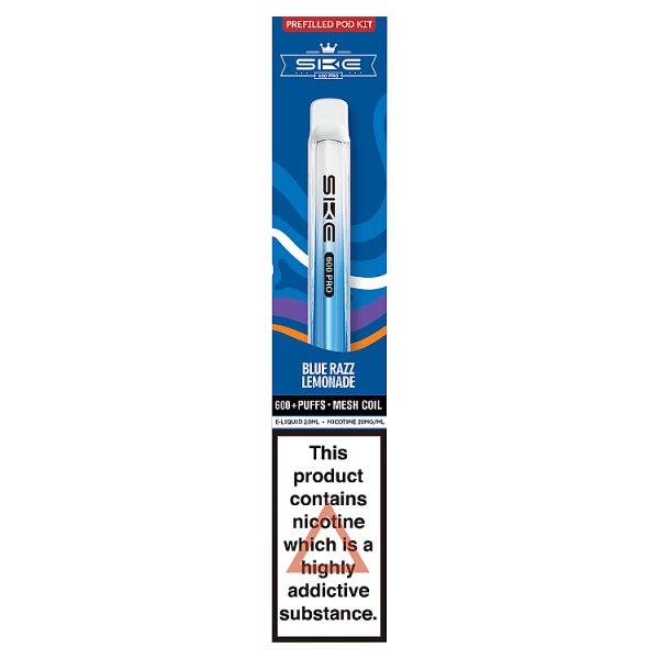 SKE Crystal 600 Pro Blue Razz Lemonade Prefilled Pod Kit
