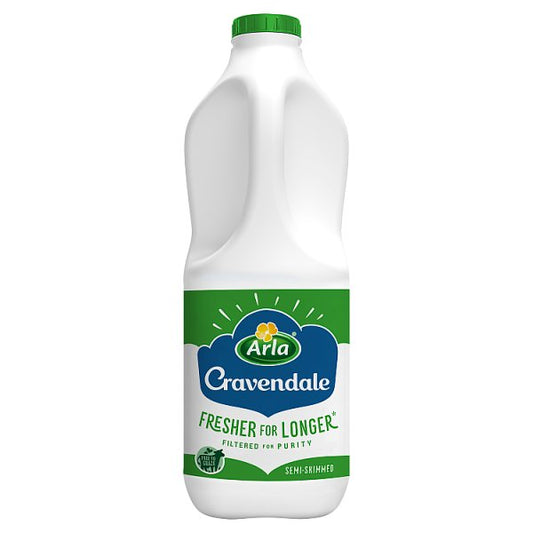 Cravendale Filtered Fresh Semi Skimmed Milk 2L