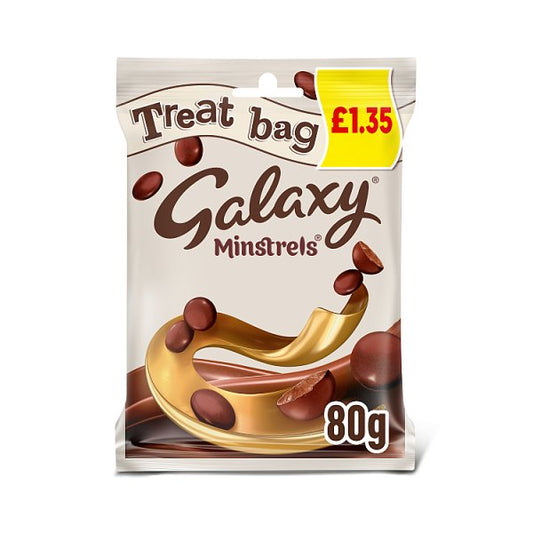 Galaxy Minstrels Milk Chocolate Treat Bag 80g