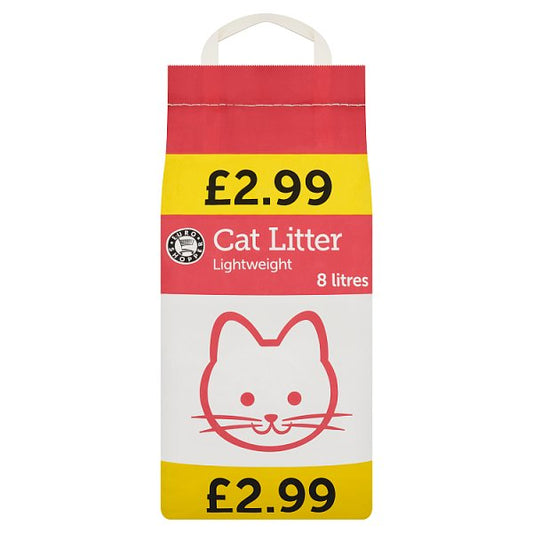 Euro Shopper Cat Litter Lightweight 8 Litres