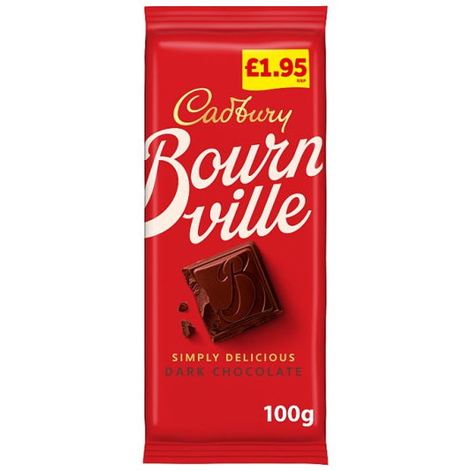 Cadbury Bournville Classic Dark Chocolate Bar 100g
