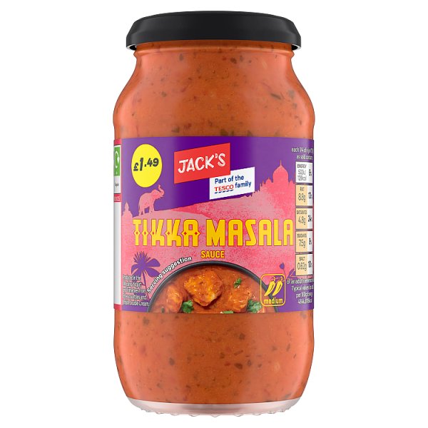 Jack's Tikka Masala Sauce 440g