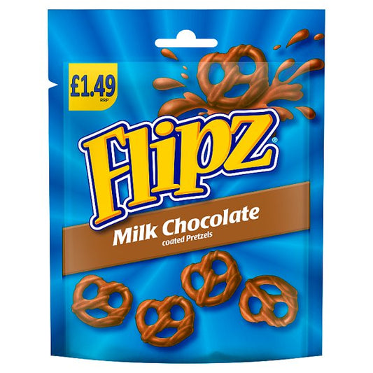 Flipz Milk Chocolate Pretzels 80g