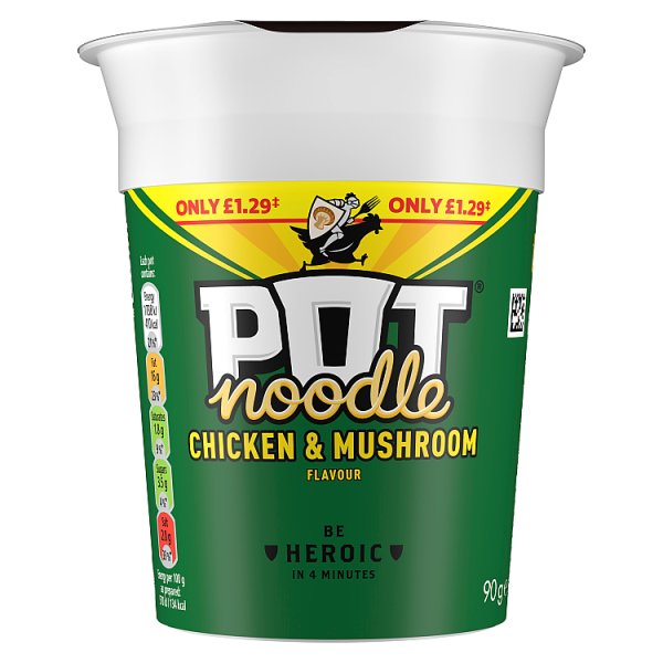 Pot Noodle Standard Pot Chicken & Mushroom 90g