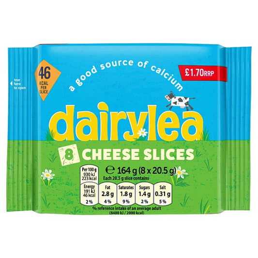 Dairylea Cheese Slices 8 Pack 164g