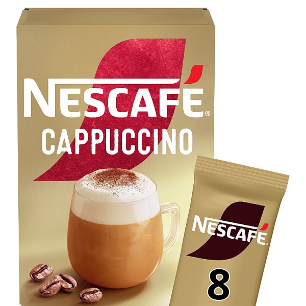 Nescafe Cappuccino Instant Coffee 8x15.5g Sachets