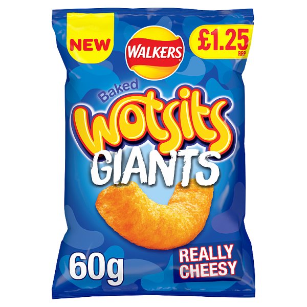 Walkers Wotsits Giants Really Cheesy 60g