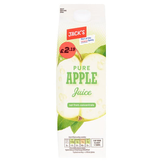 Jack's Pure Apple Juice 1 Litre