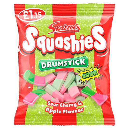 Swizzels Squashies Drumstick Sour Cherry & Apple Flavour 120g