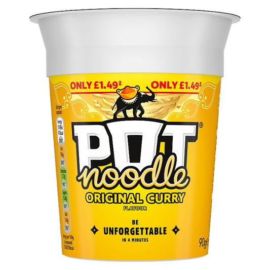 Pot Noodle Standard Pot Original Curry 90g