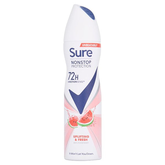 Sure Anti-perspirant Deodorant Aerosol Uplifting & Fresh 150ml