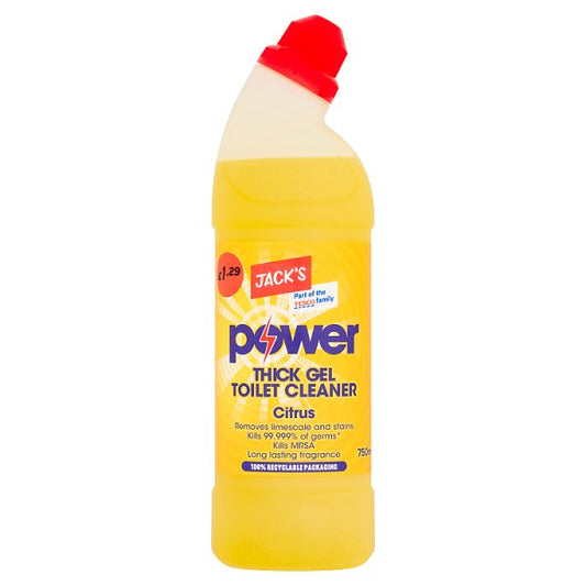 Jack's Power Thick Gel Toilet Cleaner Citrus 750ml