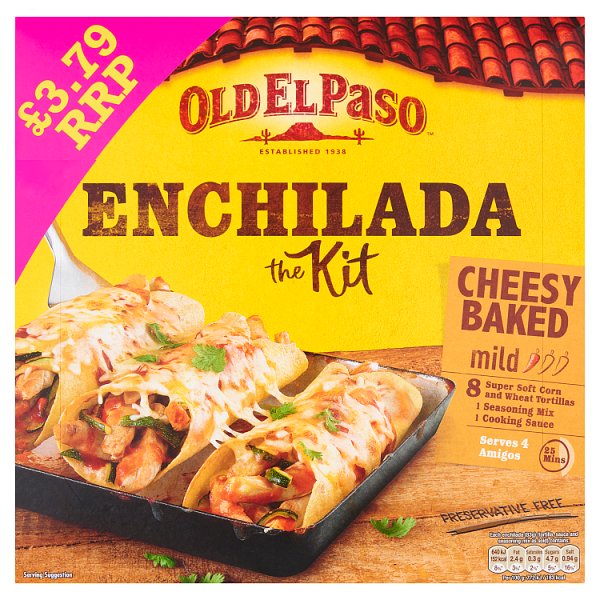 Old El Paso Enchilada Kit Cheesy Baked 663g