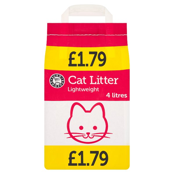 Euro Shopper Cat Litter Lightweight 4 Litres