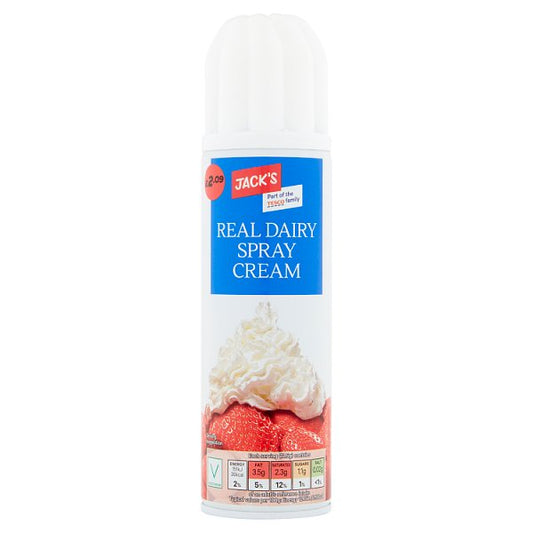 Jack's Real Dairy Spray Cream 250g