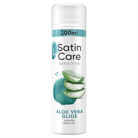 Venus Satin Care Shave Gel, Aloe Vera 200ml