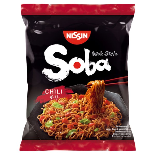 Nissin Soba Chilli Instant Wok Style Noodles 111g