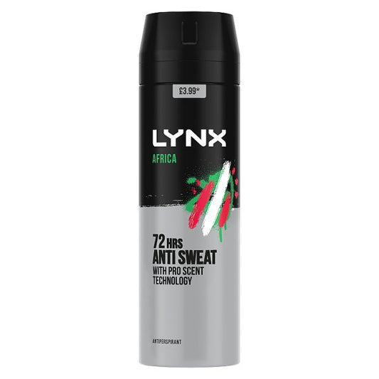 Lynx Antiperspirant Deodorant Spray XL Africa 200ml