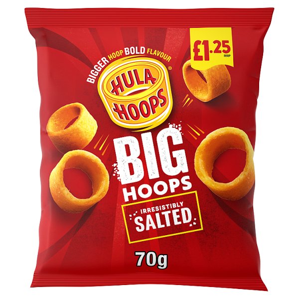 Hula Hoops Big Hoops Salted Crisps 70g