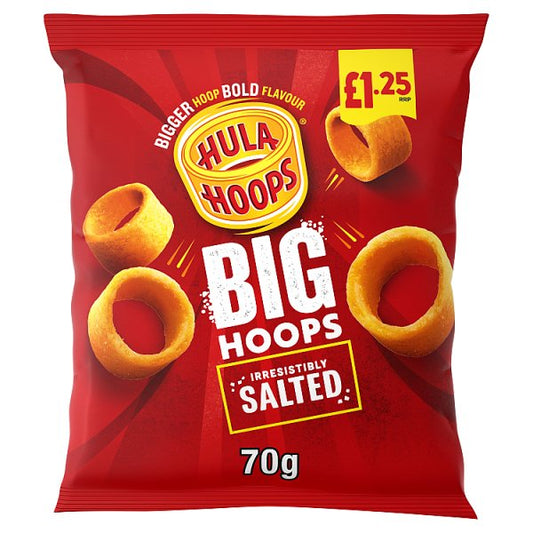 Hula Hoops Big Hoops Salted Crisps 70g