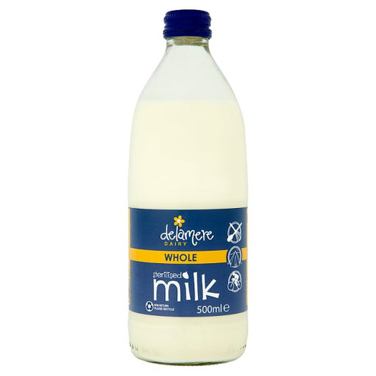 Delamere Dairy Whole Sterilised Milk 500ml