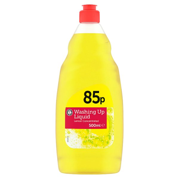 Euro Shopper Lemon Concentrated Washing Up Liquid 500ml