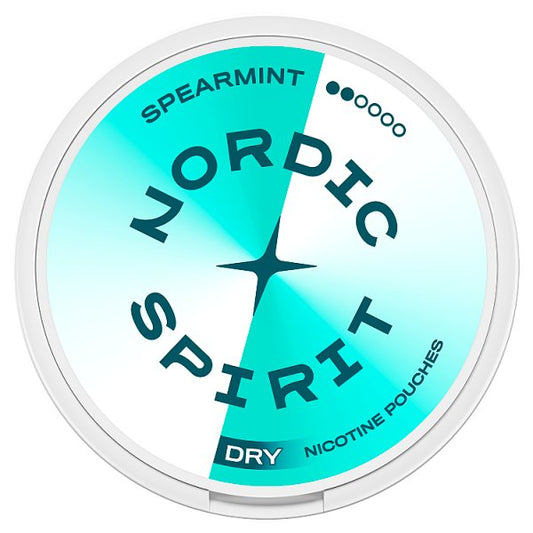 Nordic Spirit Spearmint Regular Nicotine Pouches 6mg