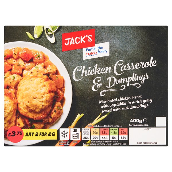 Jack's Chicken Casserole & Dumplings 400g