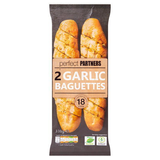 Perfect Partners 2 Garlic Baguettes