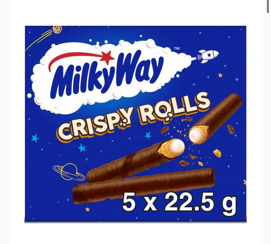 Milky Way Crispy Rolls 5pk 112.5g