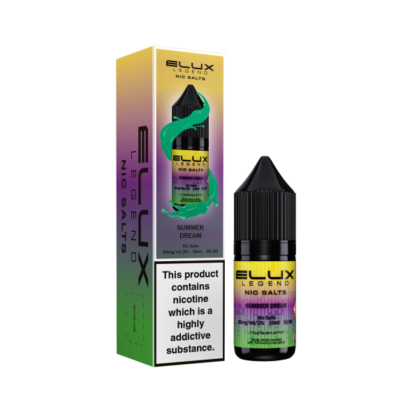 Elux Legend 10ml Nicotine Salt E-Liquids SUMMER DREAM 20mg Nic Salts
