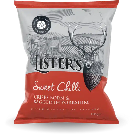 Listers Sweet Chilli Crisps 150g