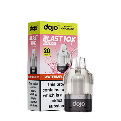 Dojo Blast 10K Prefilled Pod + Refill Container Watermelon Ice